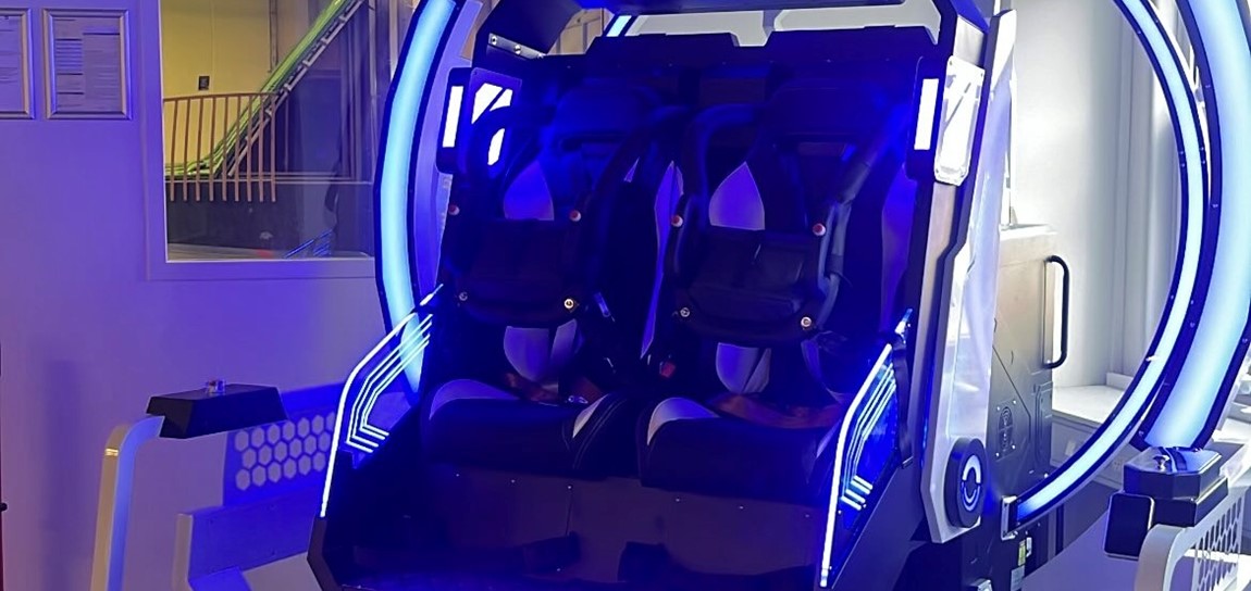 En af danmarks største 360° 9D VR maskiner🚀