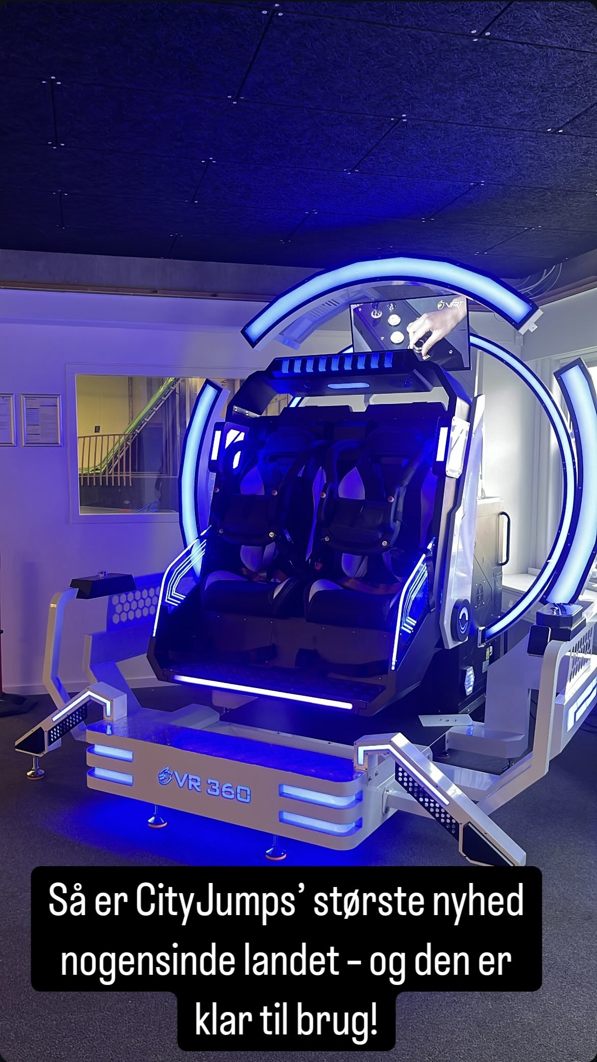 En af danmarks største 360° 9D VR maskiner🚀